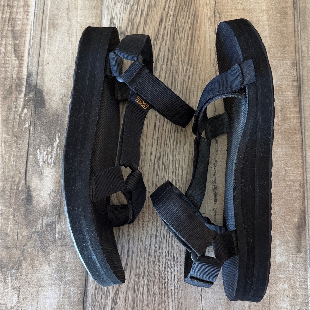 Teva Midform Universal Platform Sandal | black sz 9 - Picture 2 of 8